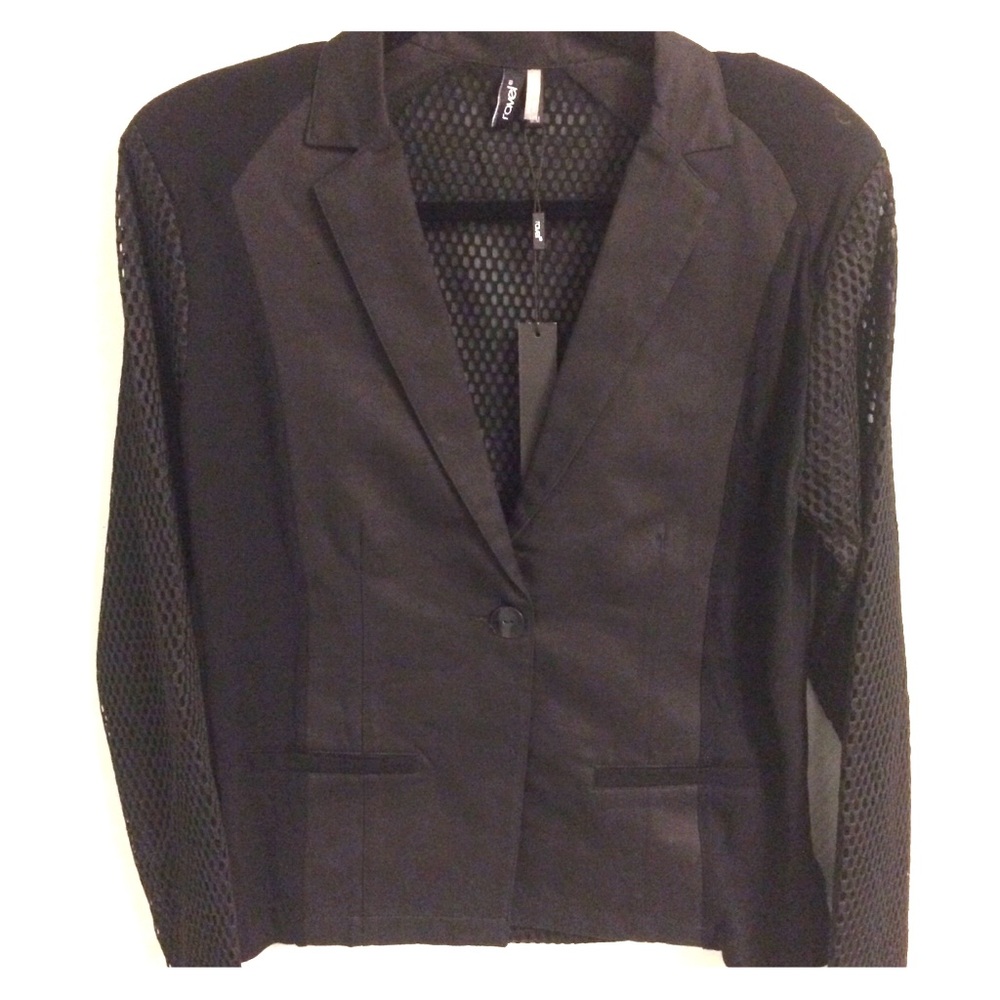 Mesh blazer
